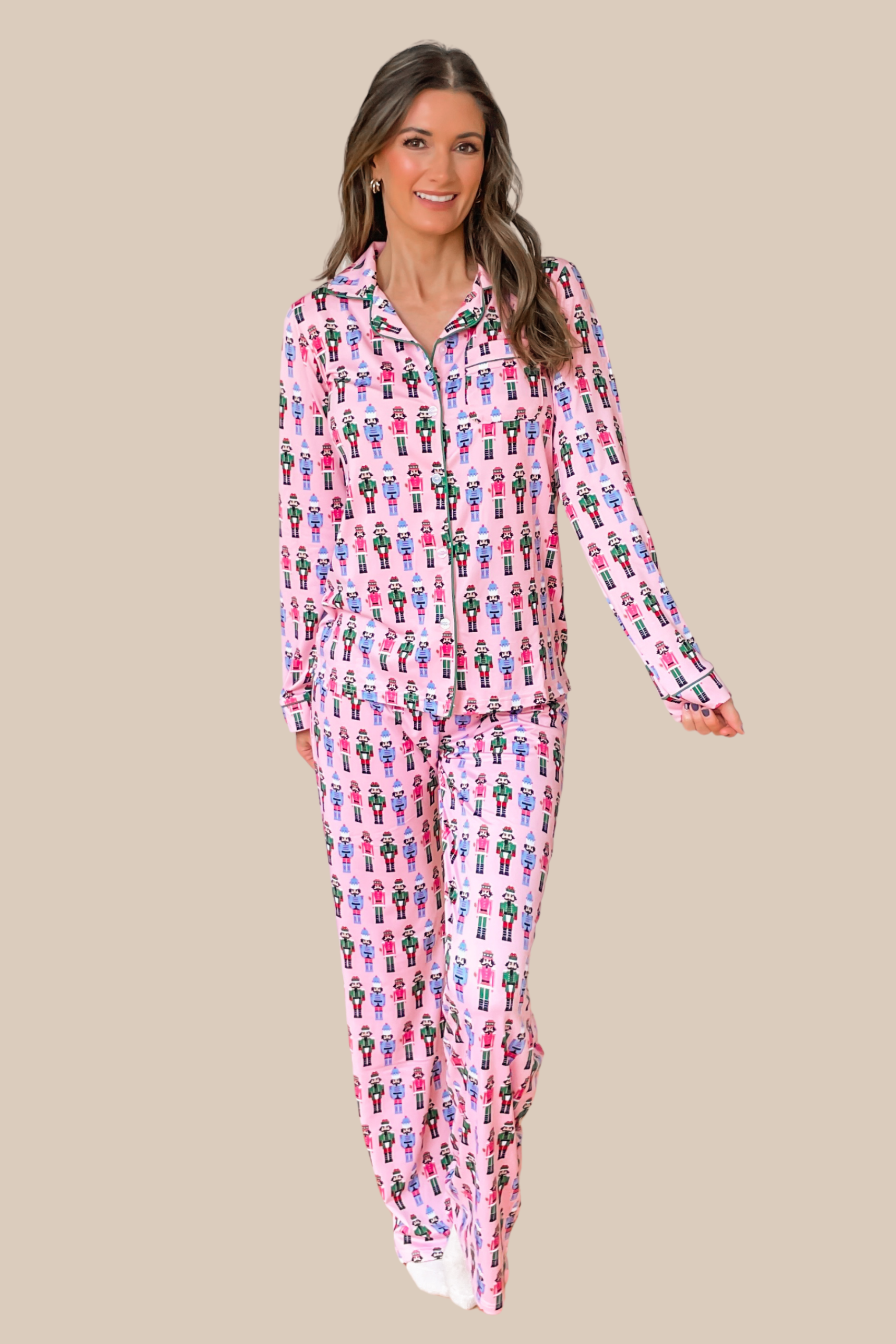 Nutcracker Pink Pajama Top - Image 2