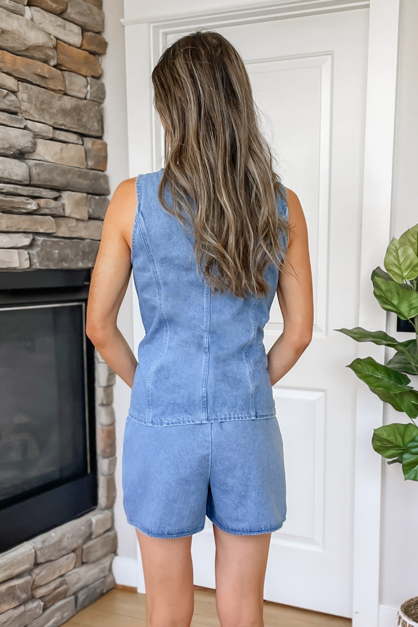 Mabel Denim Skort - Image 4