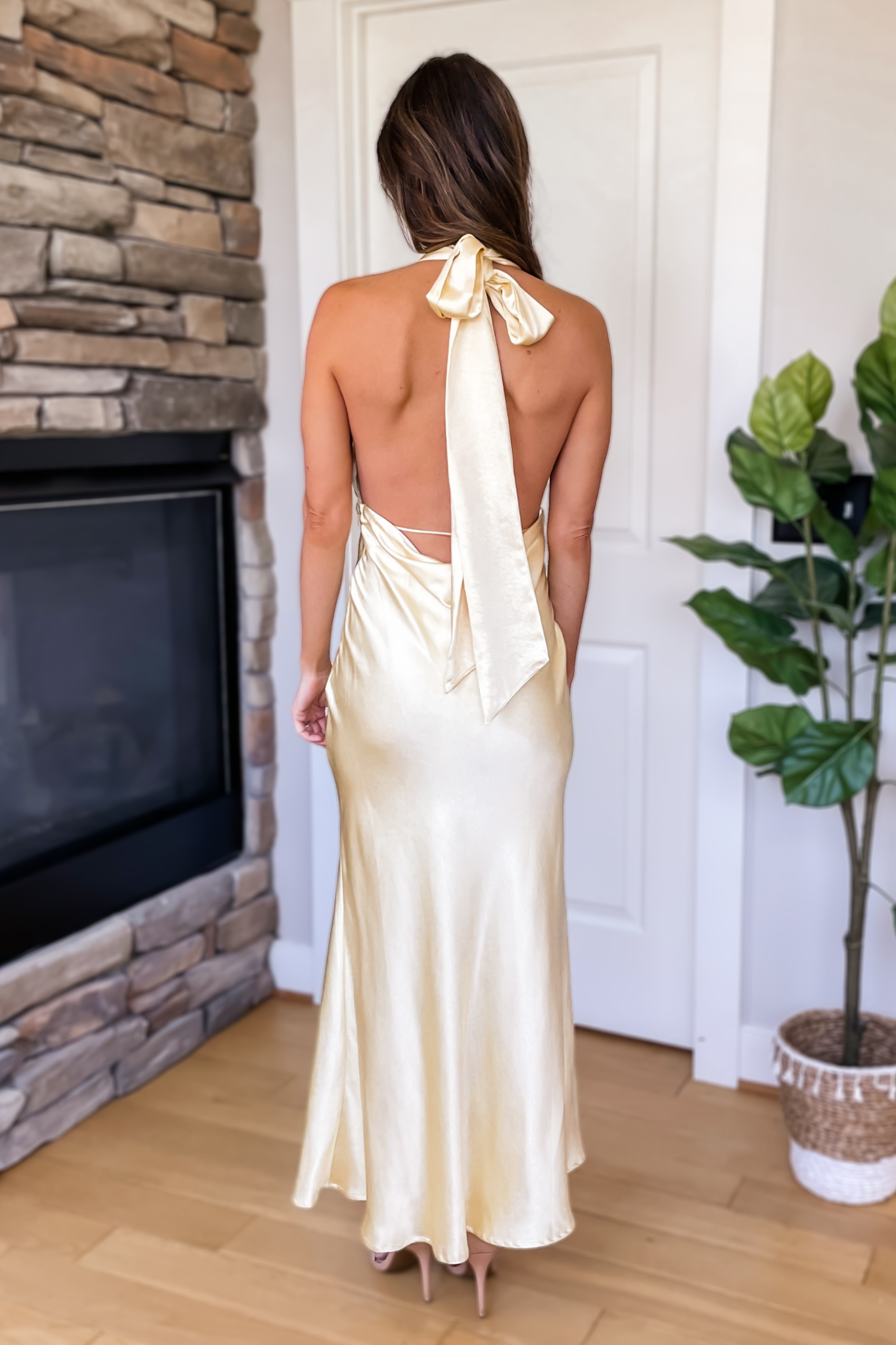 Yours Truly Dress - Butter Yellow - Image 2
