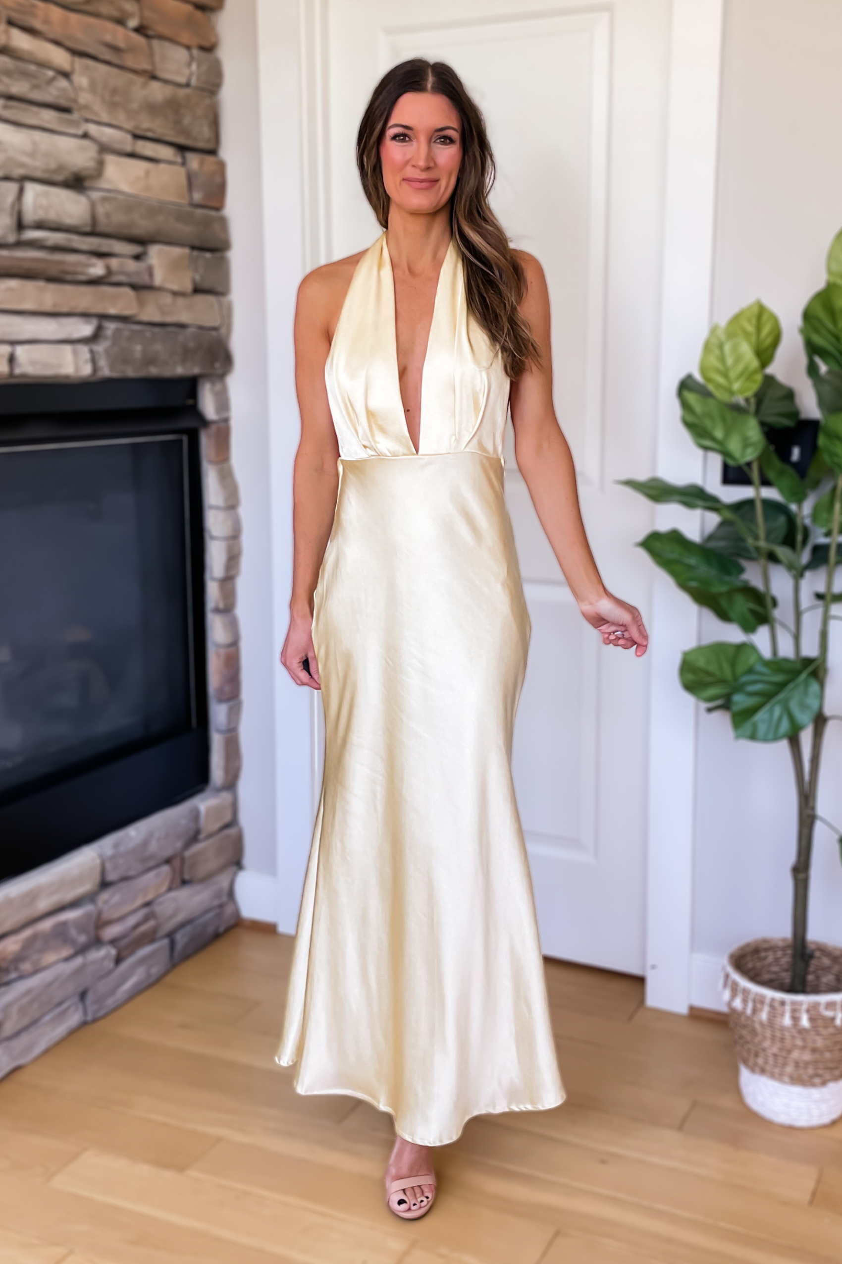 Yours Truly Dress - Butter Yellow