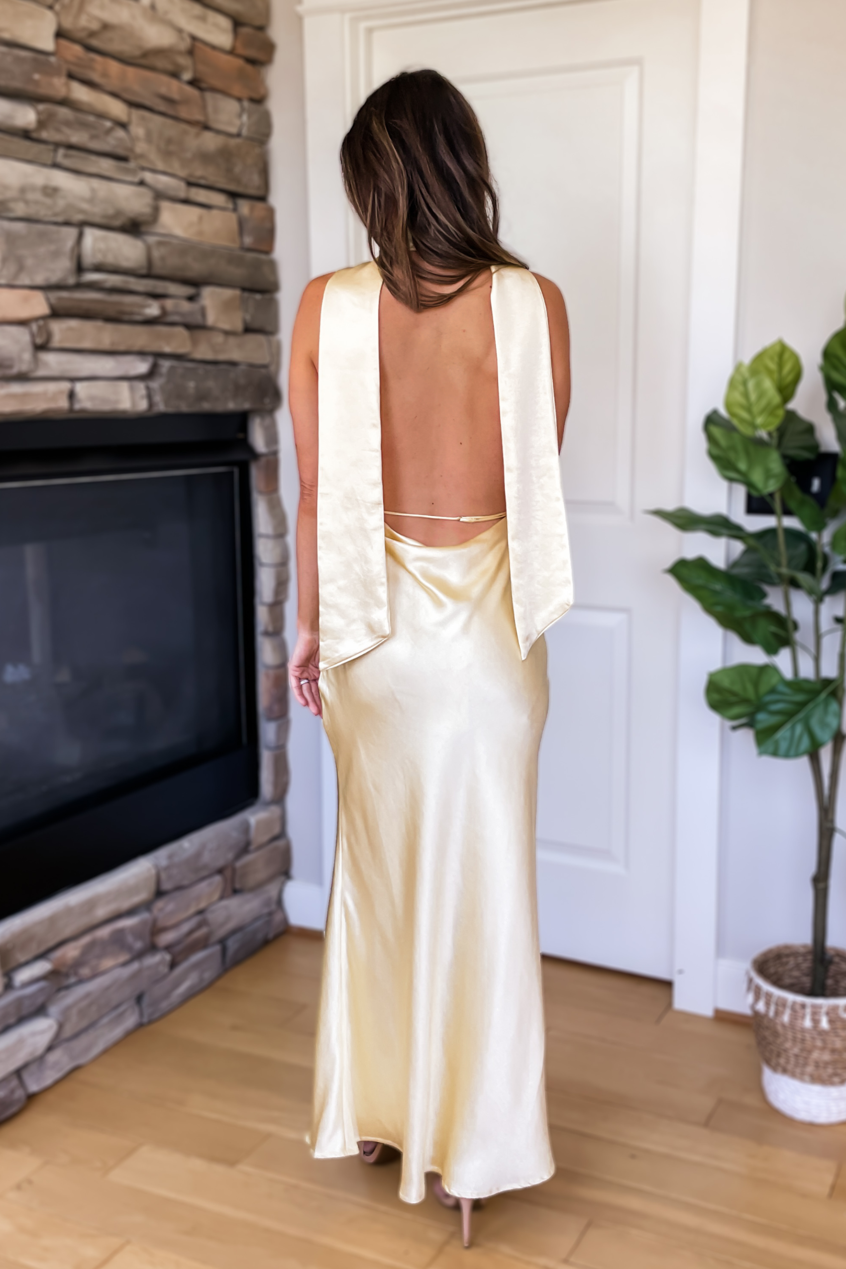 Yours Truly Dress - Butter Yellow - Image 4